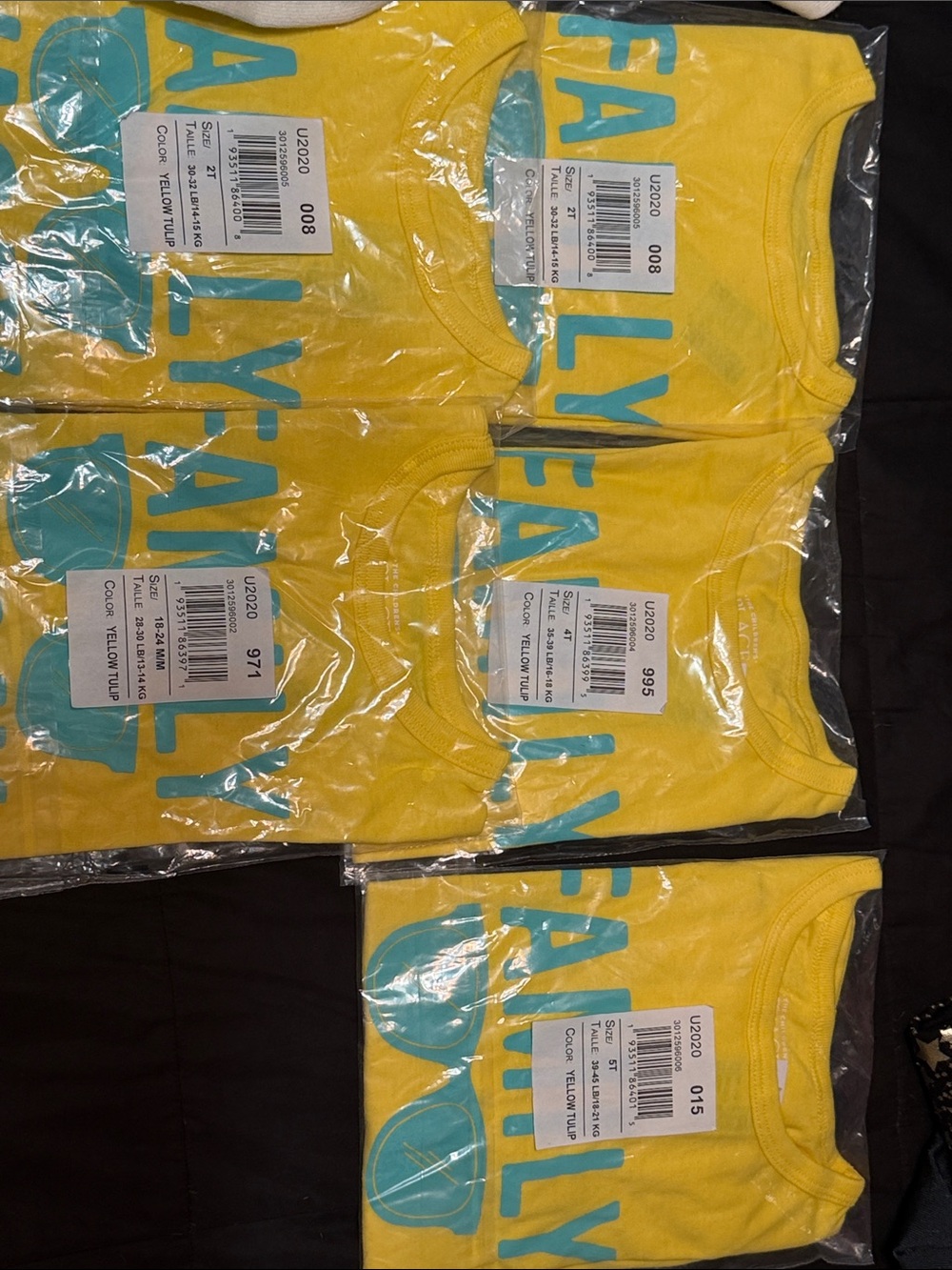 The Children's Place Yellow Tee with Teal Graphic